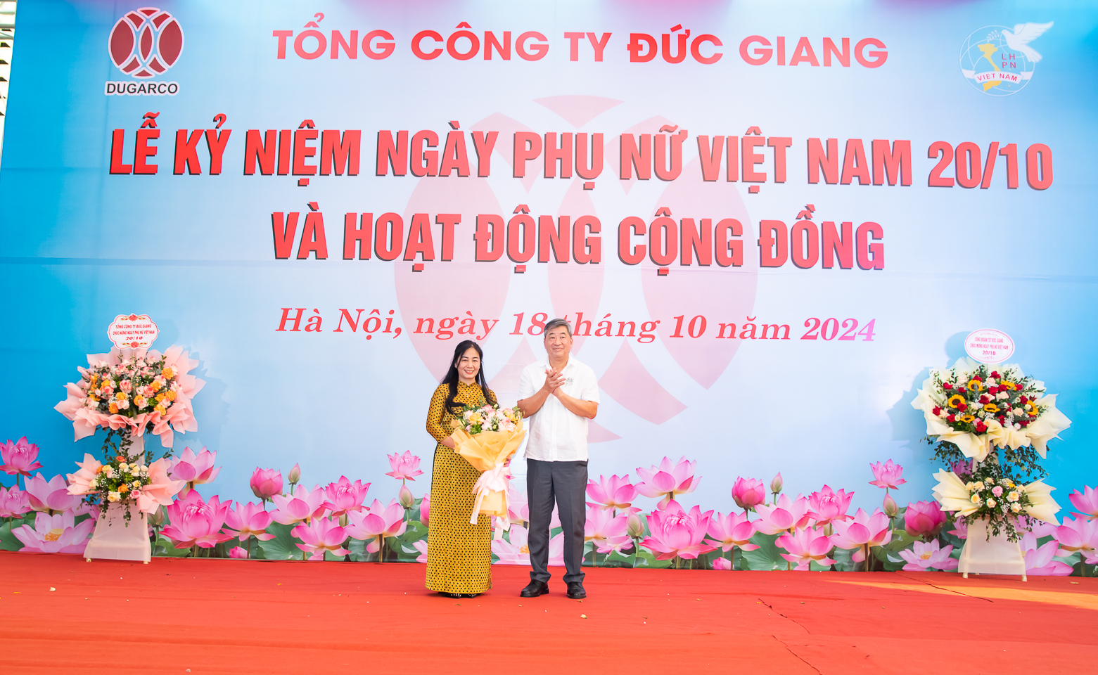 TỔNG CÔNG TY ĐỨC GIANG TỔ CHỨC LỄ KỶ NIỆM NGÀY PHỤ NỮ VIỆT NAM 20/10/2024  VÀ HOẠT ĐỘNG CỘNG ĐỒNG